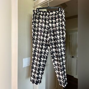 J. Crew silk, Houndstooth pants, size 6